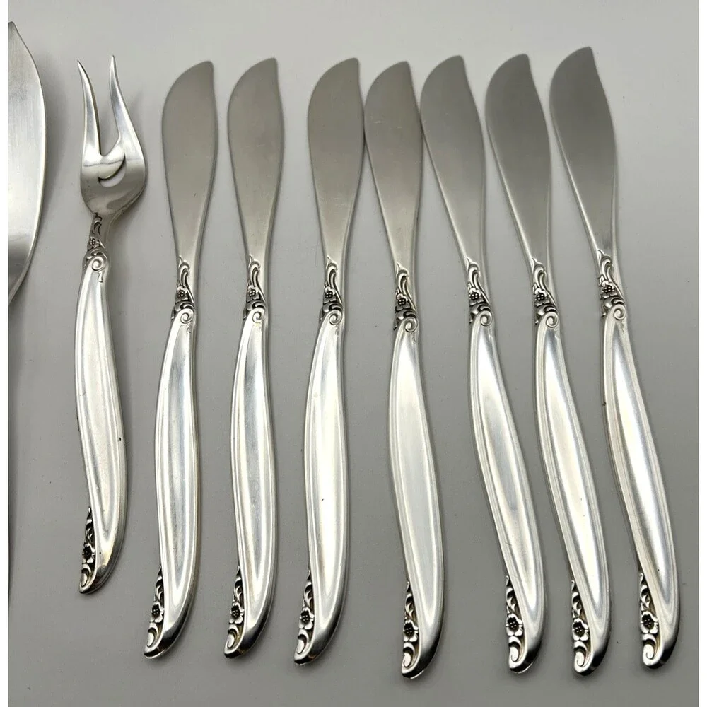 1847 ROGERS BROS IS  (International Silver) Leilani 12 Pc. Set Variety